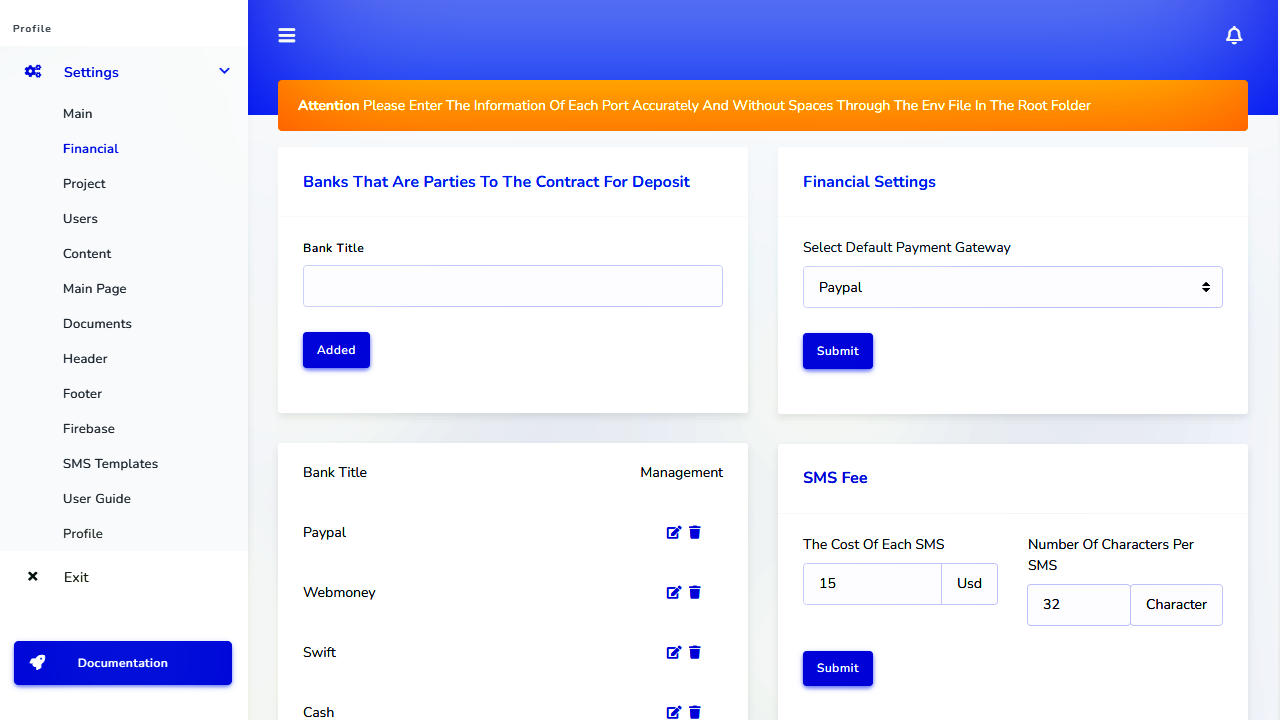 Usability screenshot