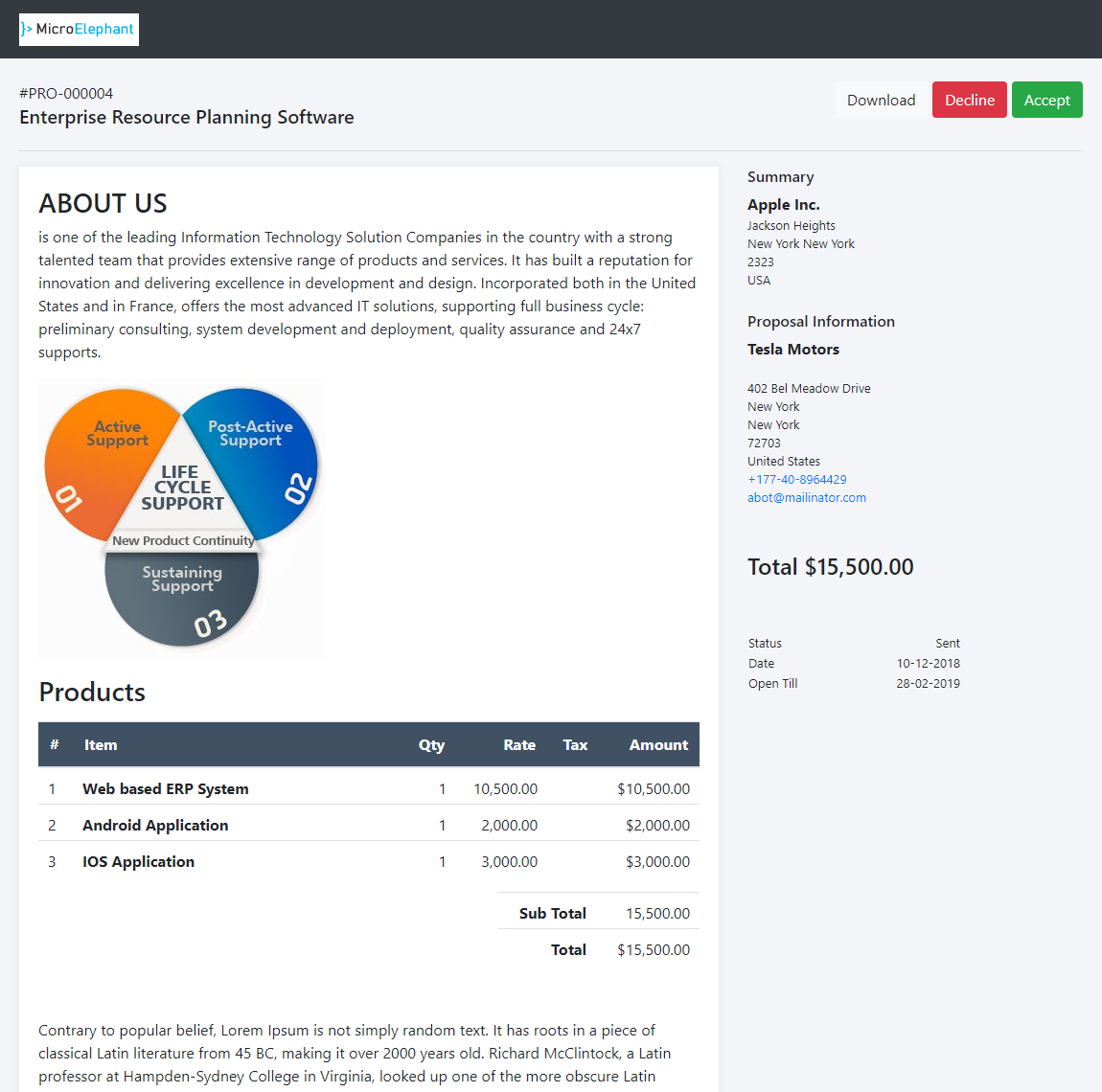 Usability screenshot