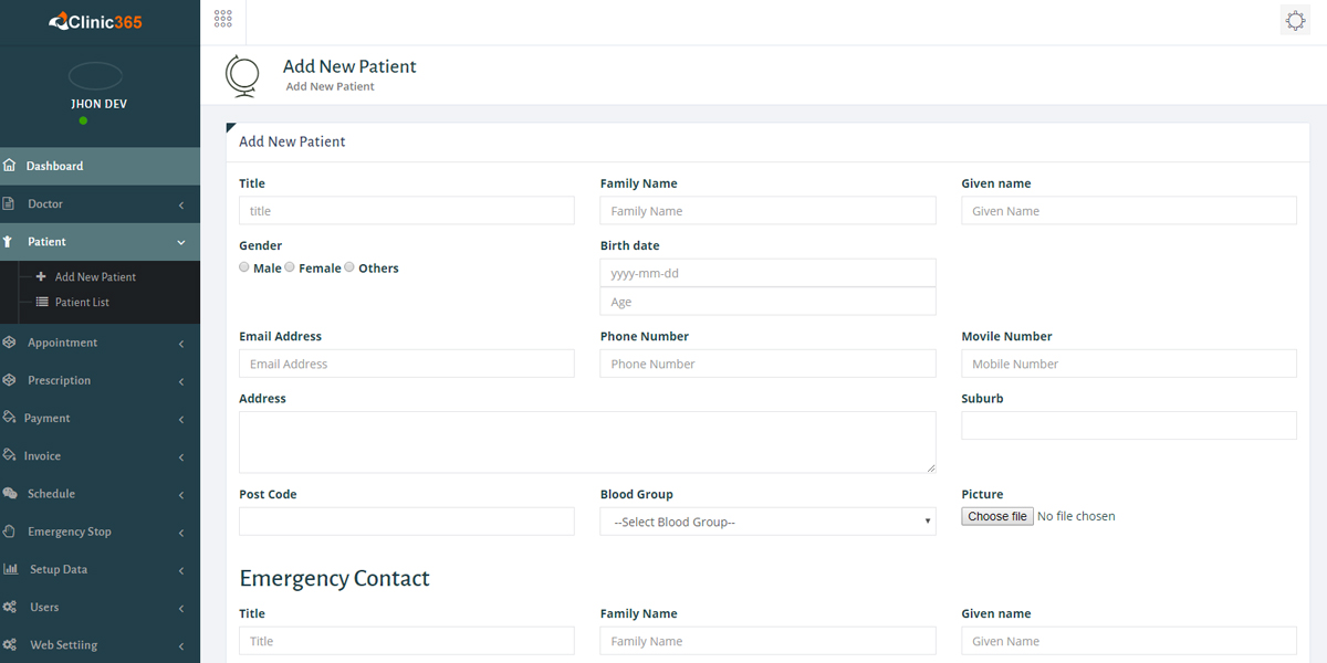 Usability screenshot