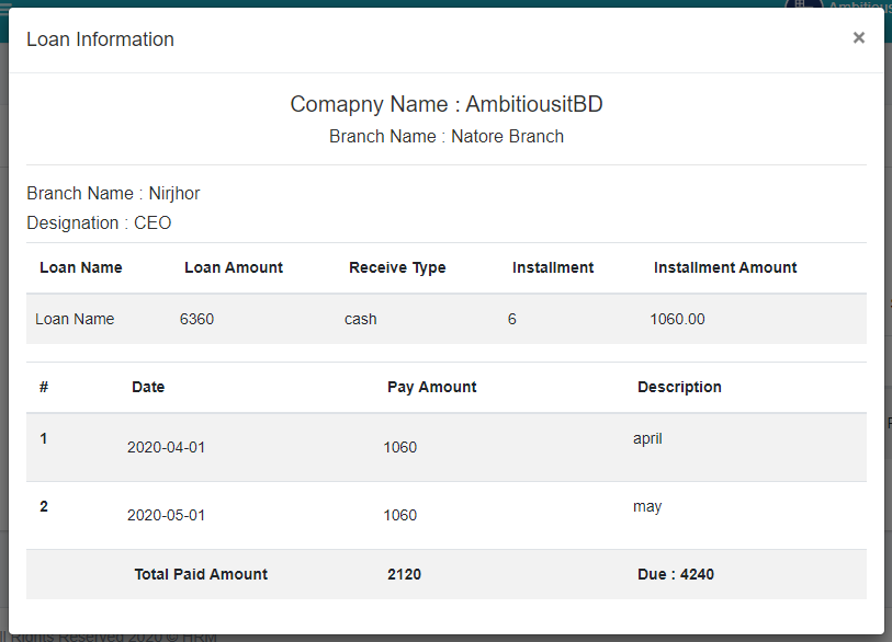 Usability screenshot