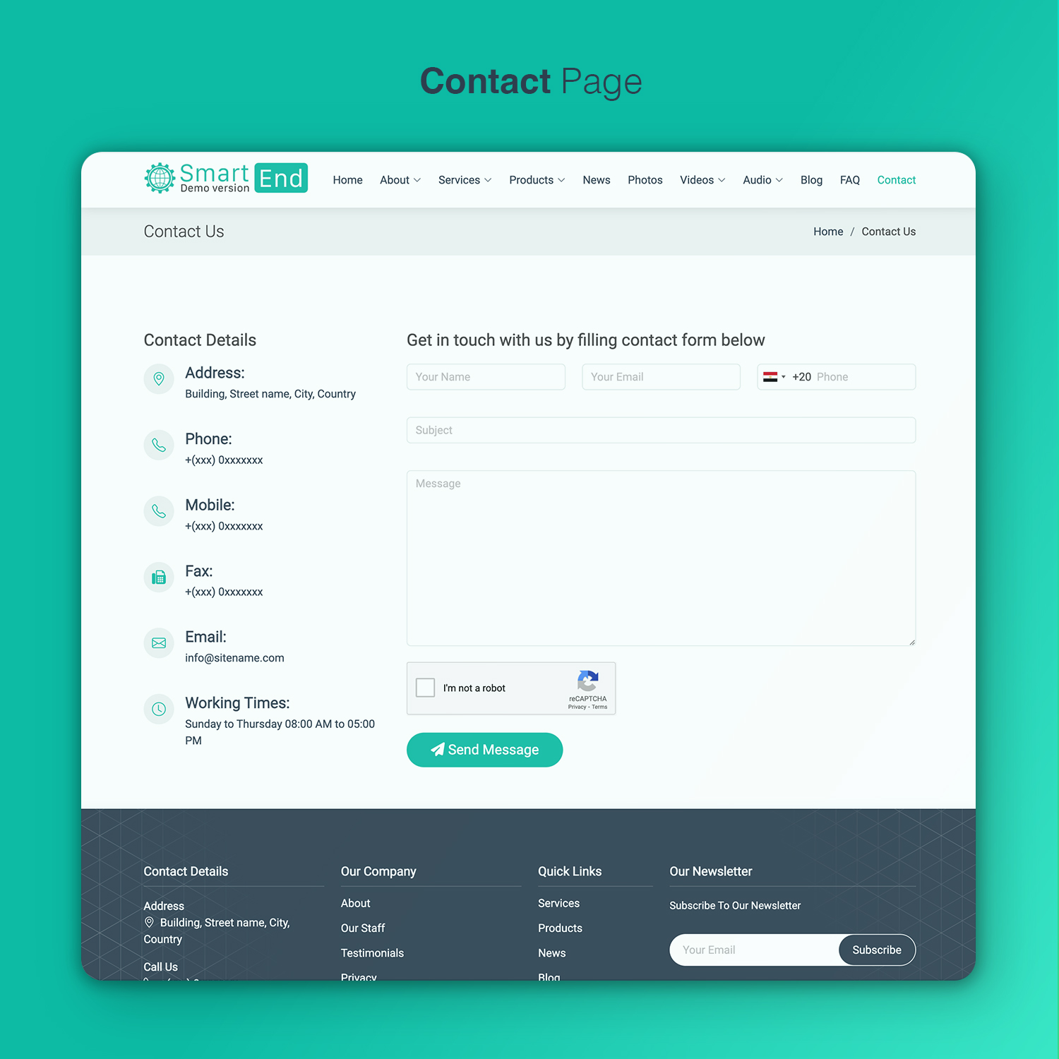 Usability screenshot