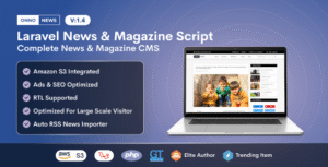 ONNO Laravel News & Magazine Script