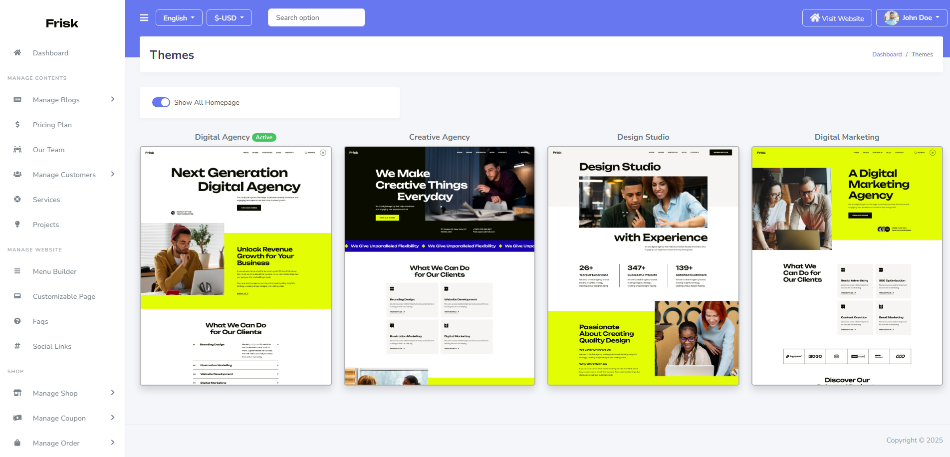 Usability screenshot