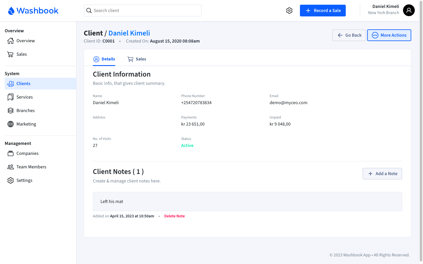 Usability screenshot