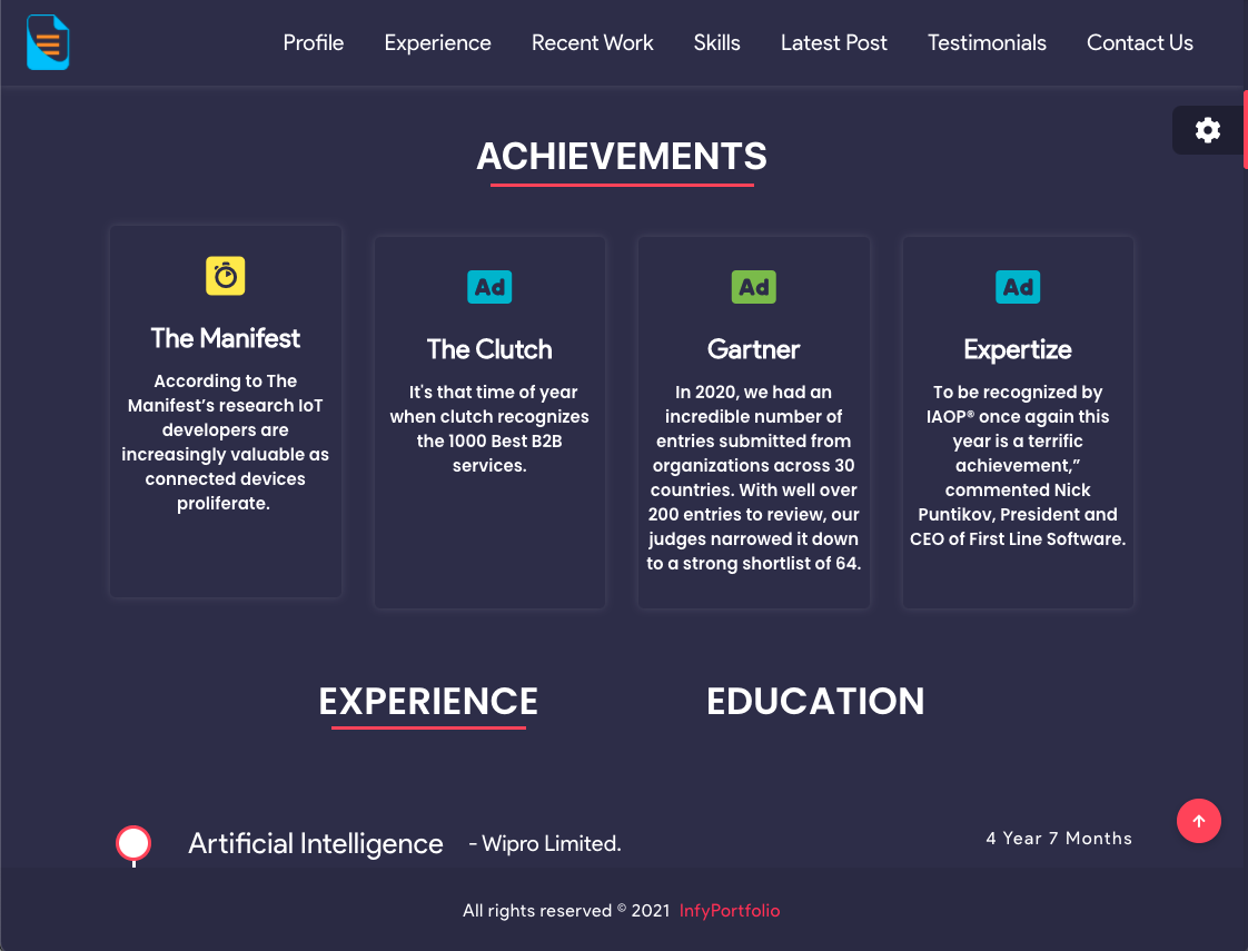 Usability screenshot