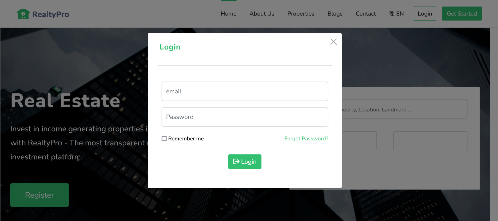Usability screenshot