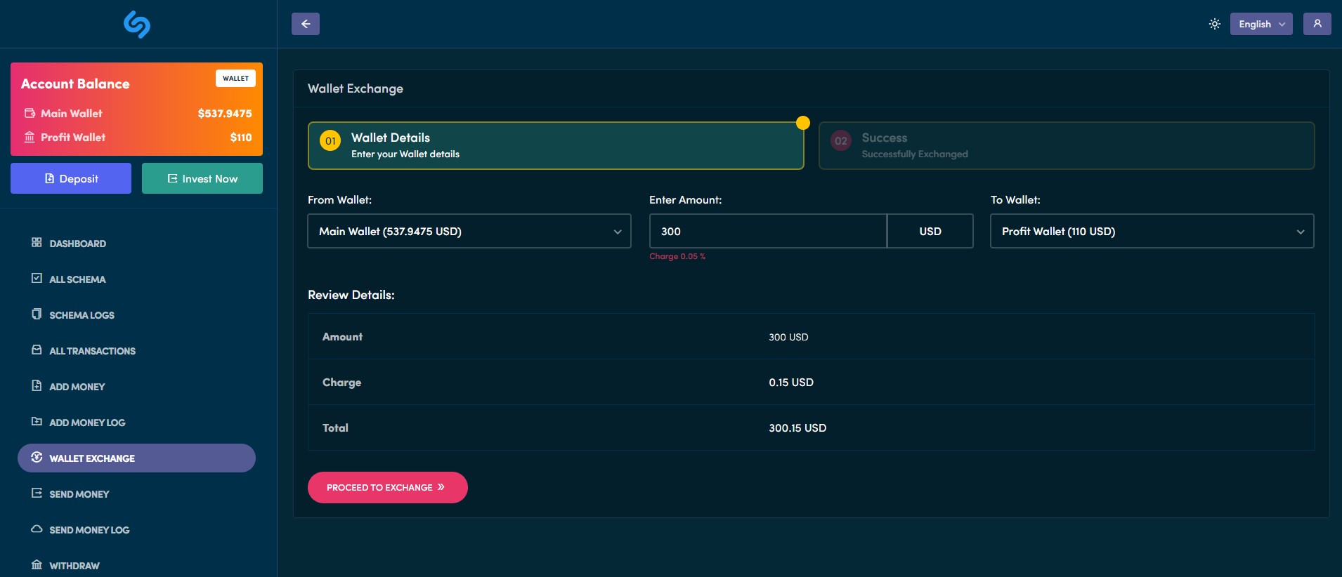 Usability screenshot