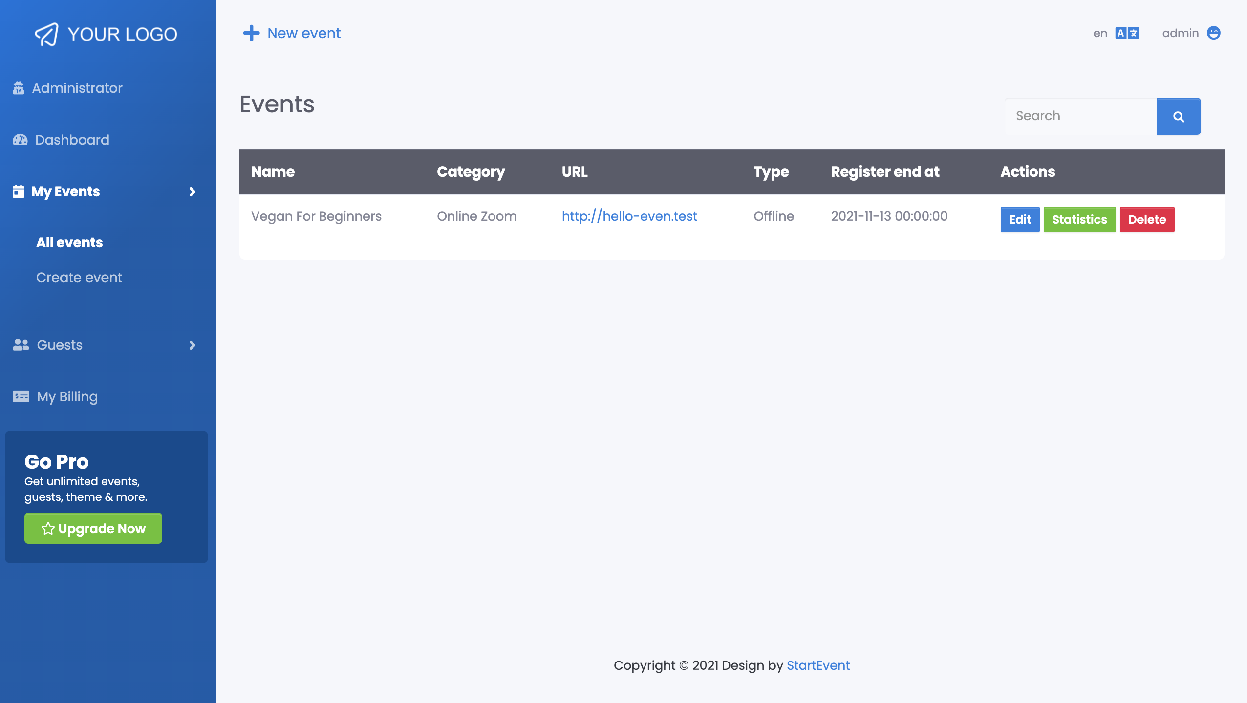 Usability screenshot