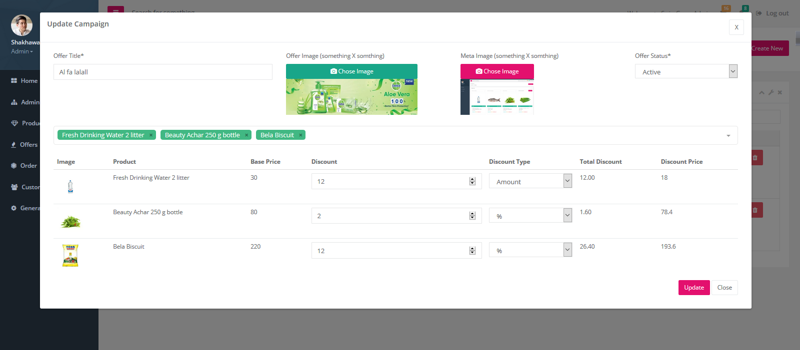 Usability screenshot