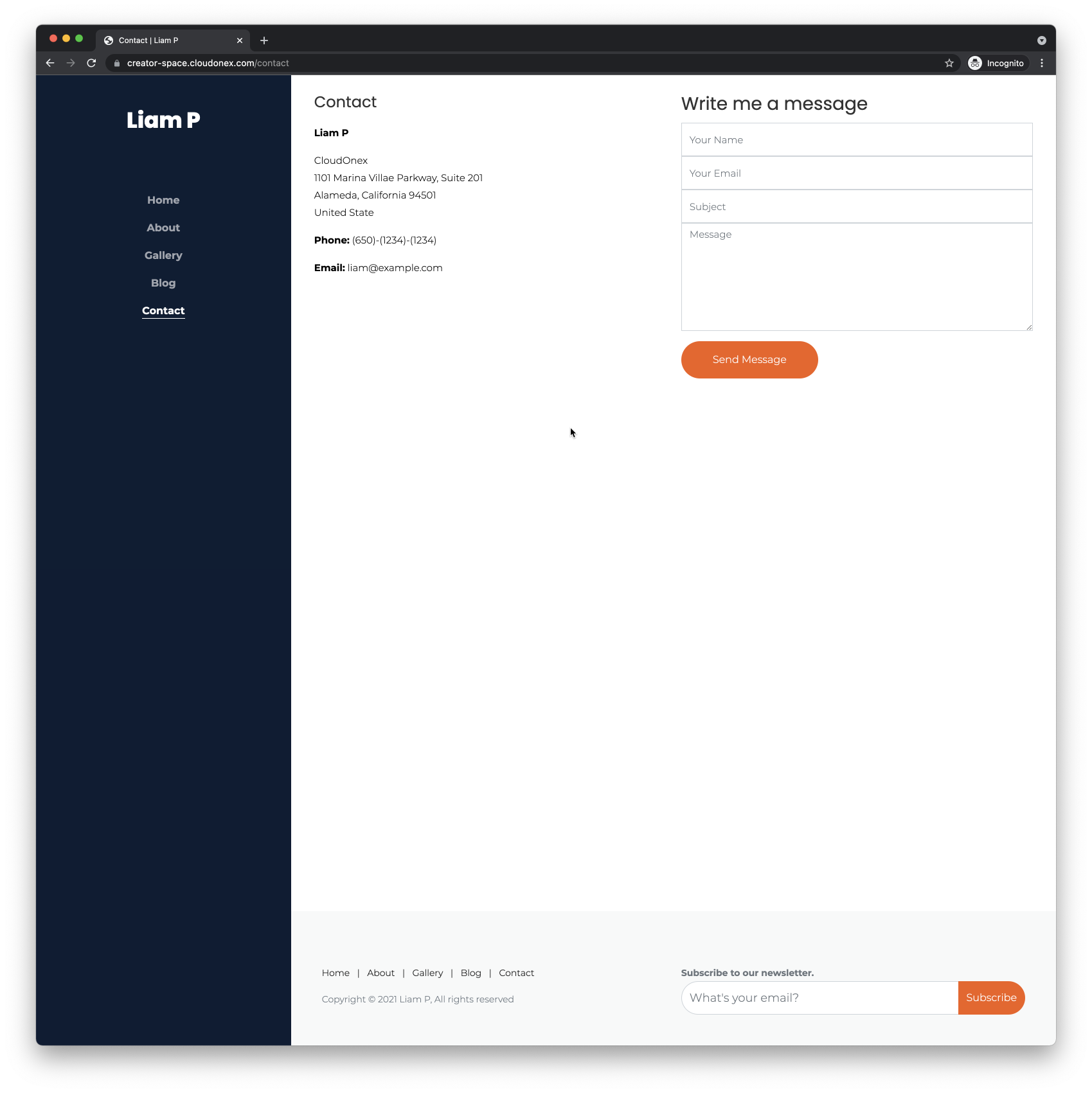 Usability screenshot