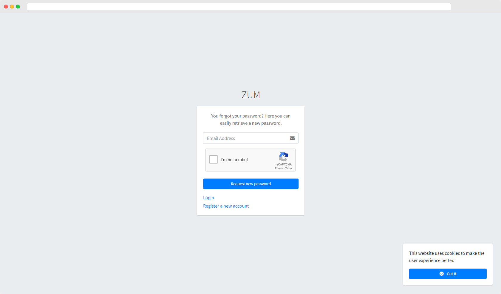 Usability screenshot
